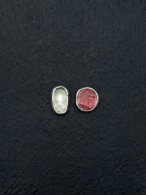10月誕生石トルマリンのシルバーピアス
