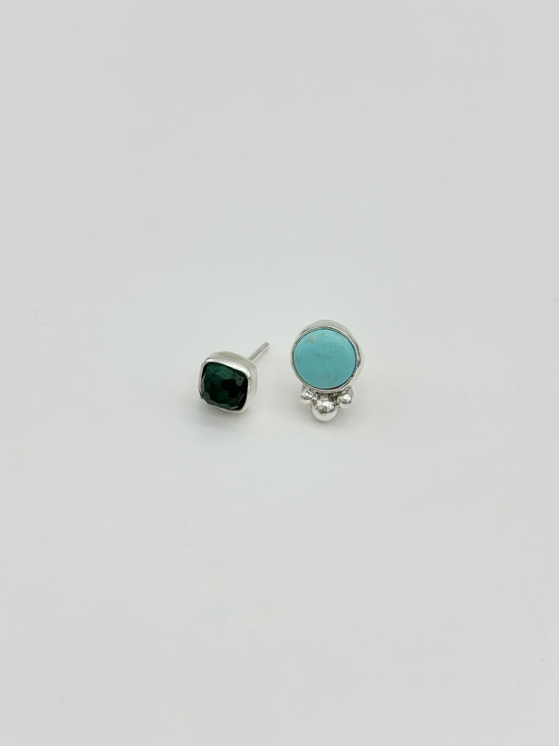「青い空」#18_Arizona Turquoise_ピアスセット YSYKB000197
