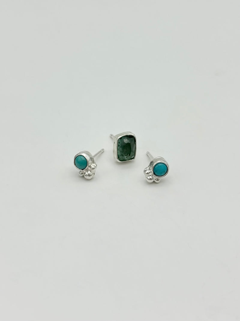 「青い空」#19_Arizona Turquoise_ピアスセット YSYKB000198
