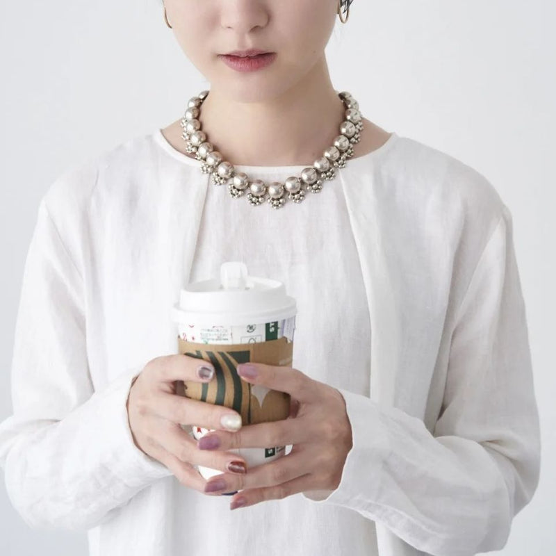 メソシルバーの手作りネックレス