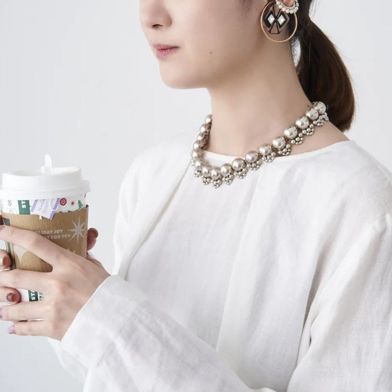 メソシルバーの手作りネックレス