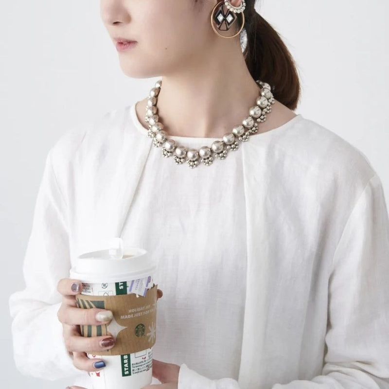 メソシルバーの手作りネックレス