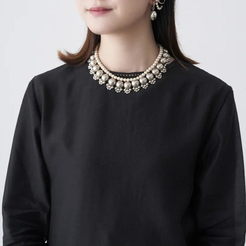 メソシルバーの手作りネックレス