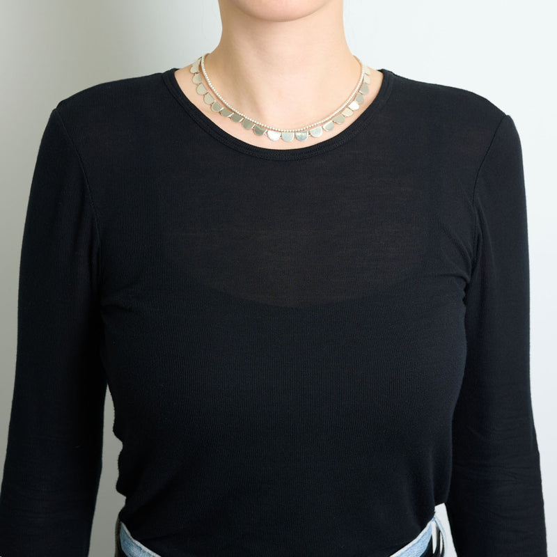 メソシルバーの手作りネックレス