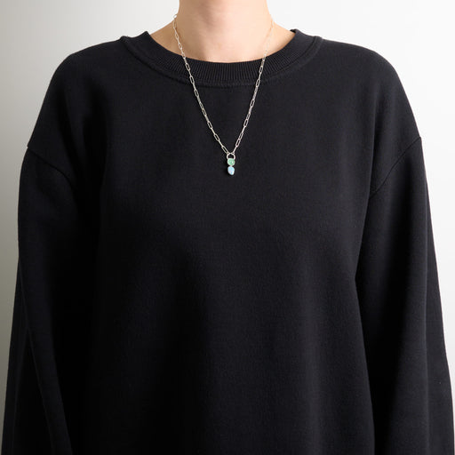 10月誕生石トルマリンとオパールのシルバー