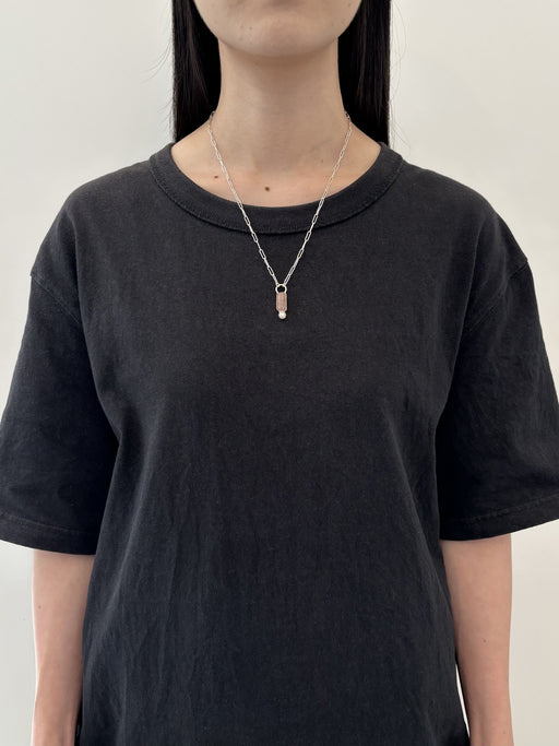 10月誕生石トルマリンのシルバーネックレス