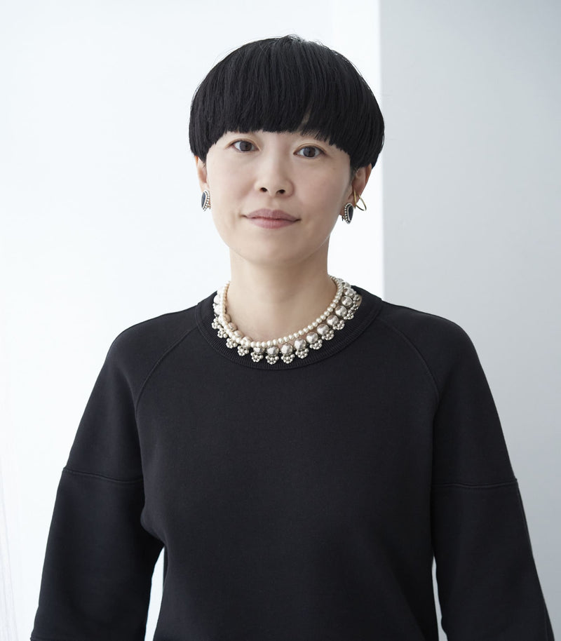 オブシディアンのシルバーピアス