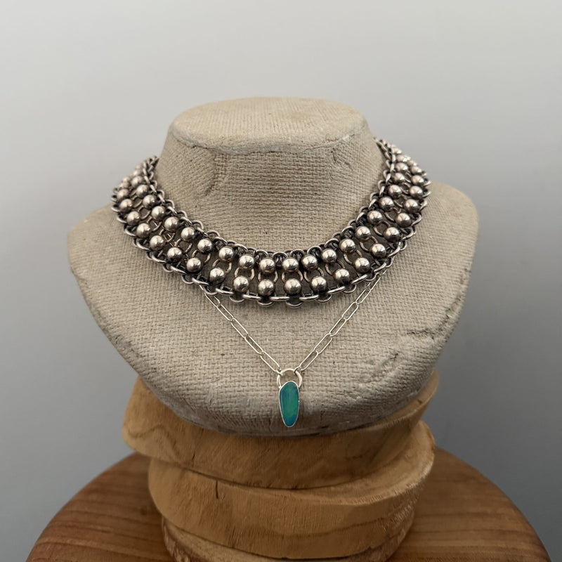 シルバーネックレス