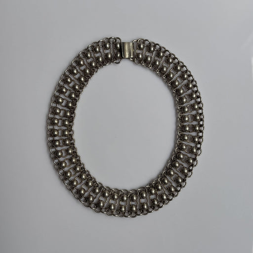 メソシルバーの手作りネックレス