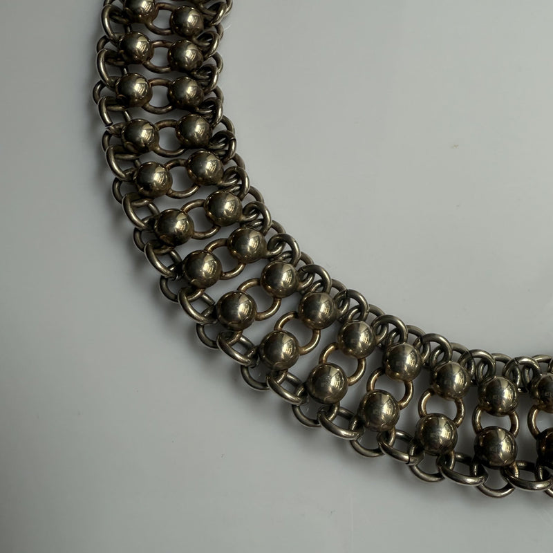 メソシルバーの手作りネックレス