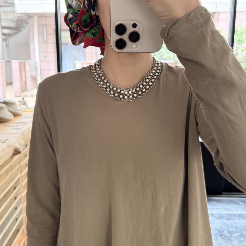 メソシルバーの手作りネックレス