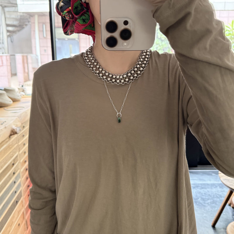 メソシルバーの手作りネックレス