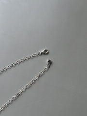 オブシディアンのメソシルバーネックレス