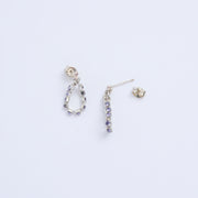 シルバーネックレスとピアス