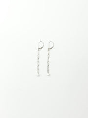シルバーネックレスとピアス