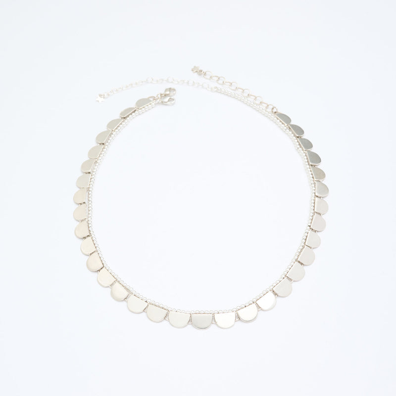 メソシルバーの手作りネックレス