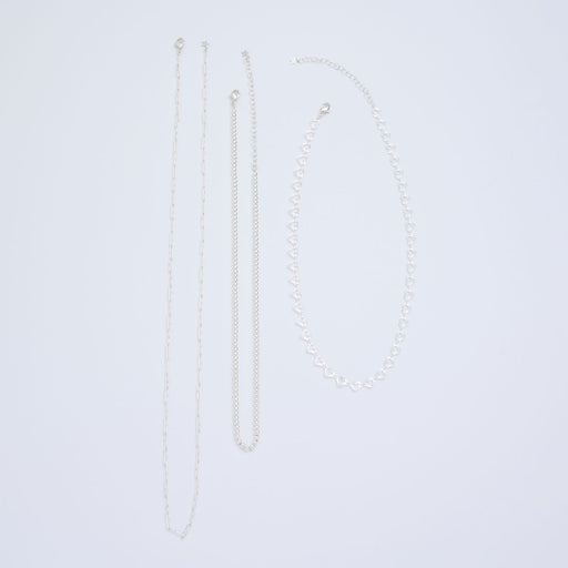 シルバーネックレスのセット