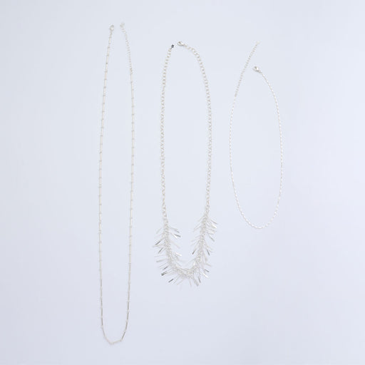 シルバーネックレスのセット