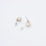 色石のピアス