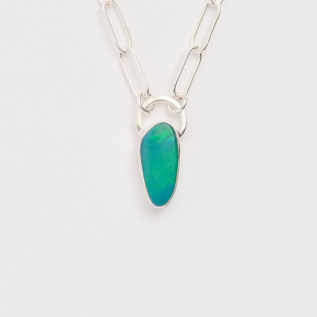 Still, I'll live. それでも生きていく」#650 オパール_ネックレス