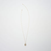 ルチルクォーツのシルバーネックレス