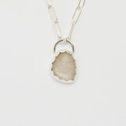 ルチルクォーツのシルバーネックレス