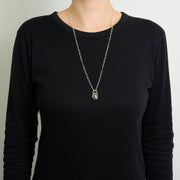 ルチルクォーツのシルバーネックレス