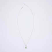 10月誕生石トルマリンのシルバーネックレス