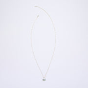 10月誕生石トルマリンのシルバーネックレス