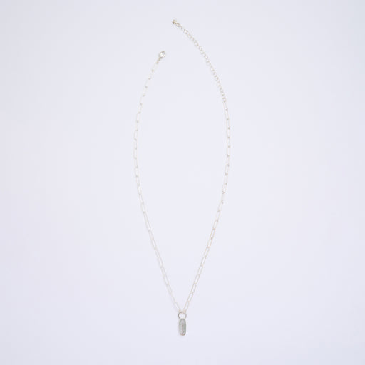 10月誕生石トルマリンのシルバーネックレス