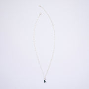 10月誕生石トルマリンのシルバーネックレス