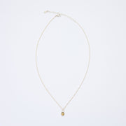 10月誕生石トルマリンのシルバーネックレス