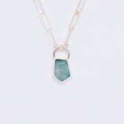 10月誕生石トルマリンのシルバーネックレス