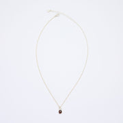 10月誕生石トルマリンのシルバーネックレス