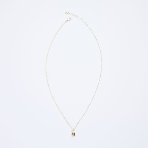 10月誕生石トルマリンのシルバーネックレス