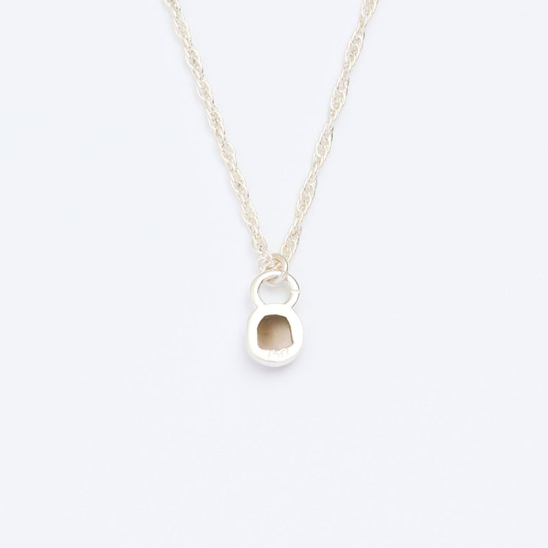 10月誕生石トルマリンのシルバーネックレス