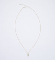 10月誕生石トルマリンのシルバーネックレス