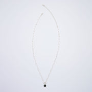 10月誕生石トルマリンのシルバーネックレス