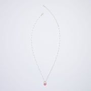 10月誕生石トルマリンのシルバーネックレス