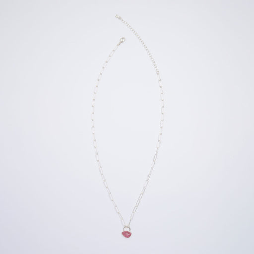 10月誕生石トルマリンのシルバーネックレス