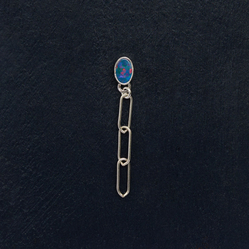 10月誕生石オパールのピアス