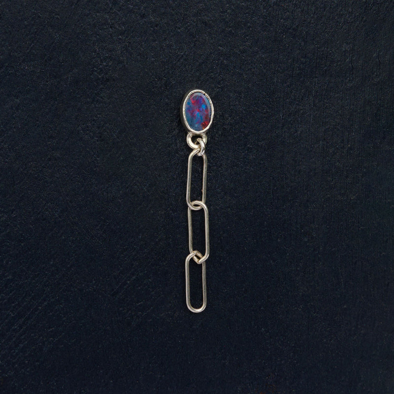 10月誕生石オパールのピアス