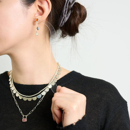 10月誕生石メキシコオパールのピアス