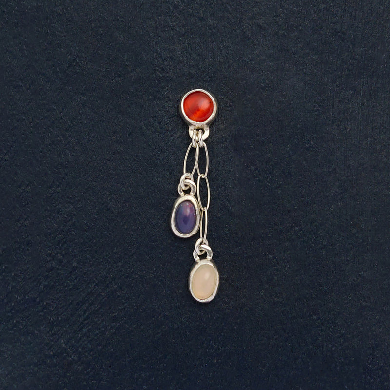 10月誕生石メキシコオパールのピアス