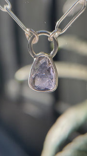 10月誕生石トルマリンのシルバーネックレス